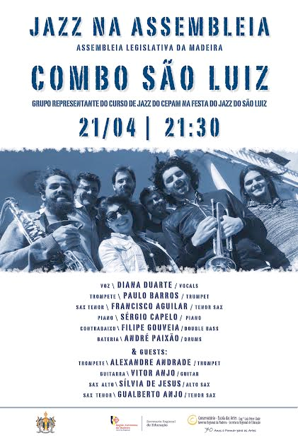 Concerto de Jazz na Assembleia a 21 de abril