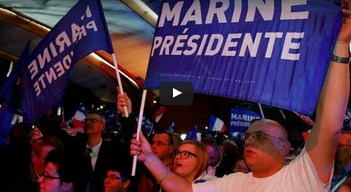 Marine Le Pen está na segunda volta [vídeo]