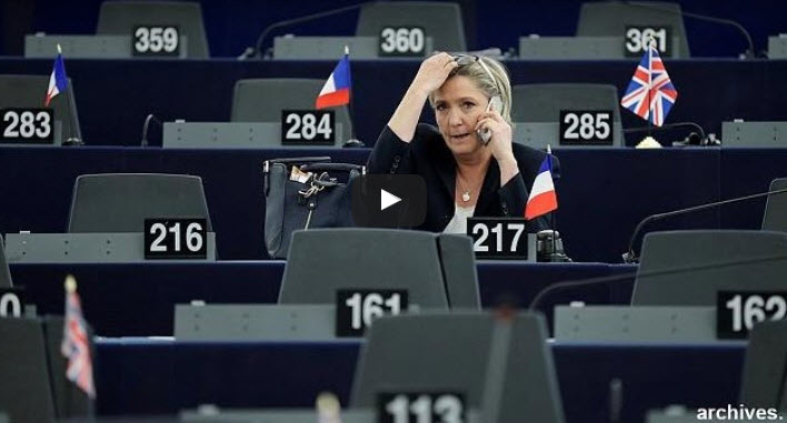 Parlamento Europeu aperta cerco a Marine Le Pen [vídeo]