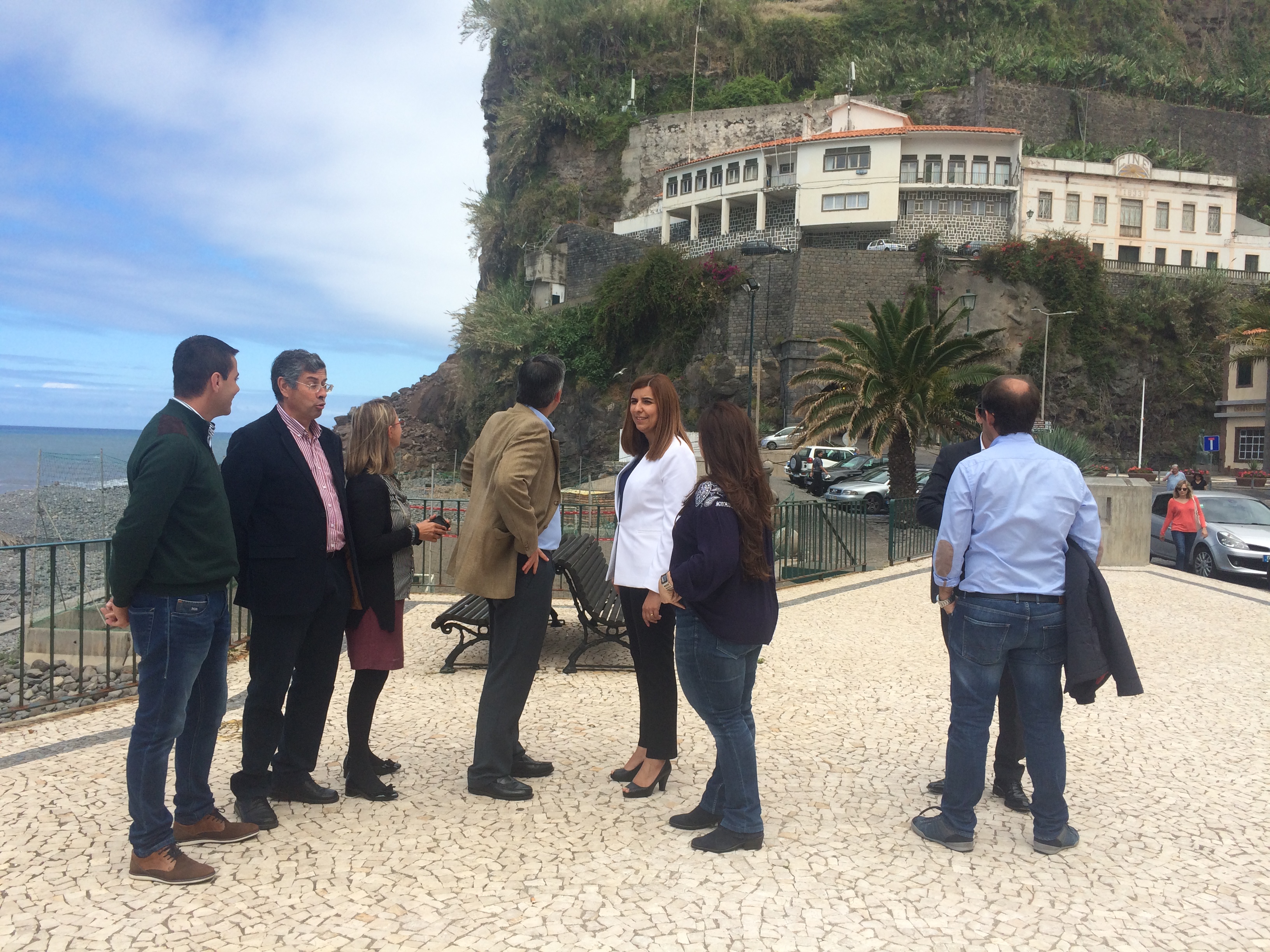 Sara Madruga e Rui Marques querem novo edifício para a esquadra da PSP da Ponta do Sol