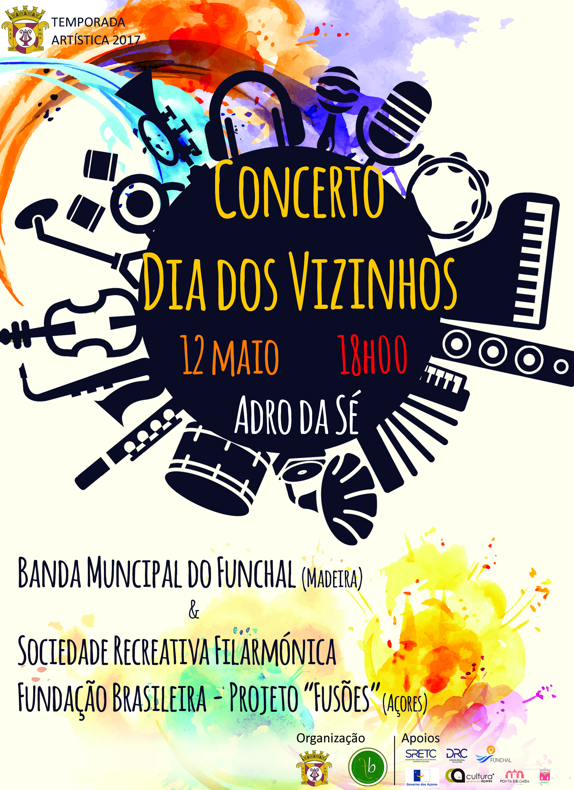 Banda açoriana participa em protocolo com a Banda Municipal do Funchal