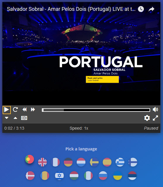 Eurovision’s #SALVADORABLE in 10 languages [vídeo]