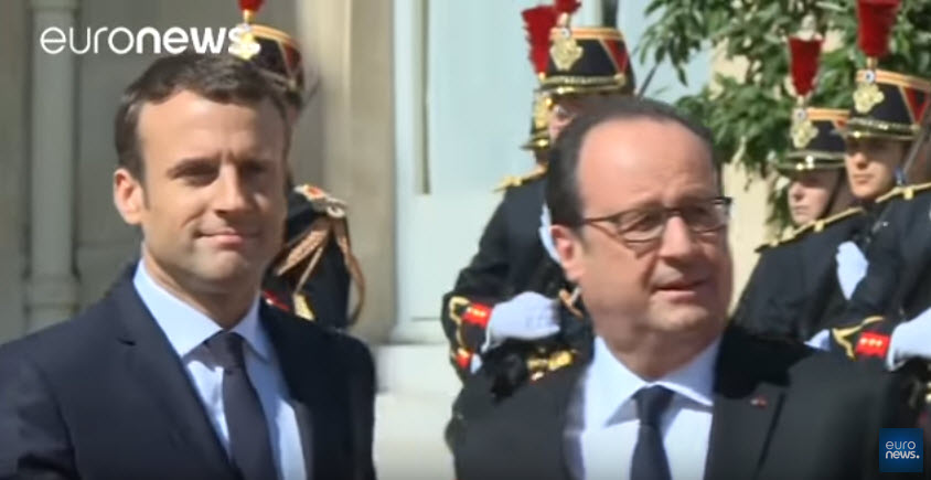 Hollande abandona Eliseu e Macron toma posse como Presidente [vídeo]