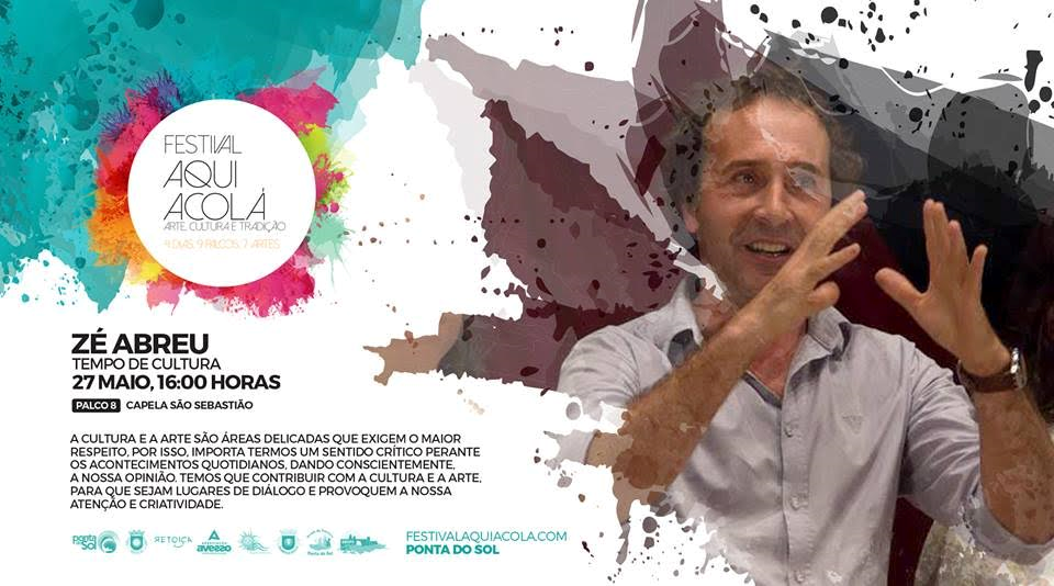 Zé Abreu lança livro ‘Tempo de Cultura’ a 27 de maio com as crónicas publicadas no FN