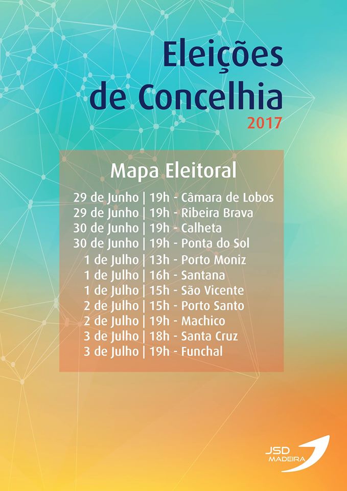 Concelhias da JSD-M vão a votos entre 29 de junho e 3 de julho