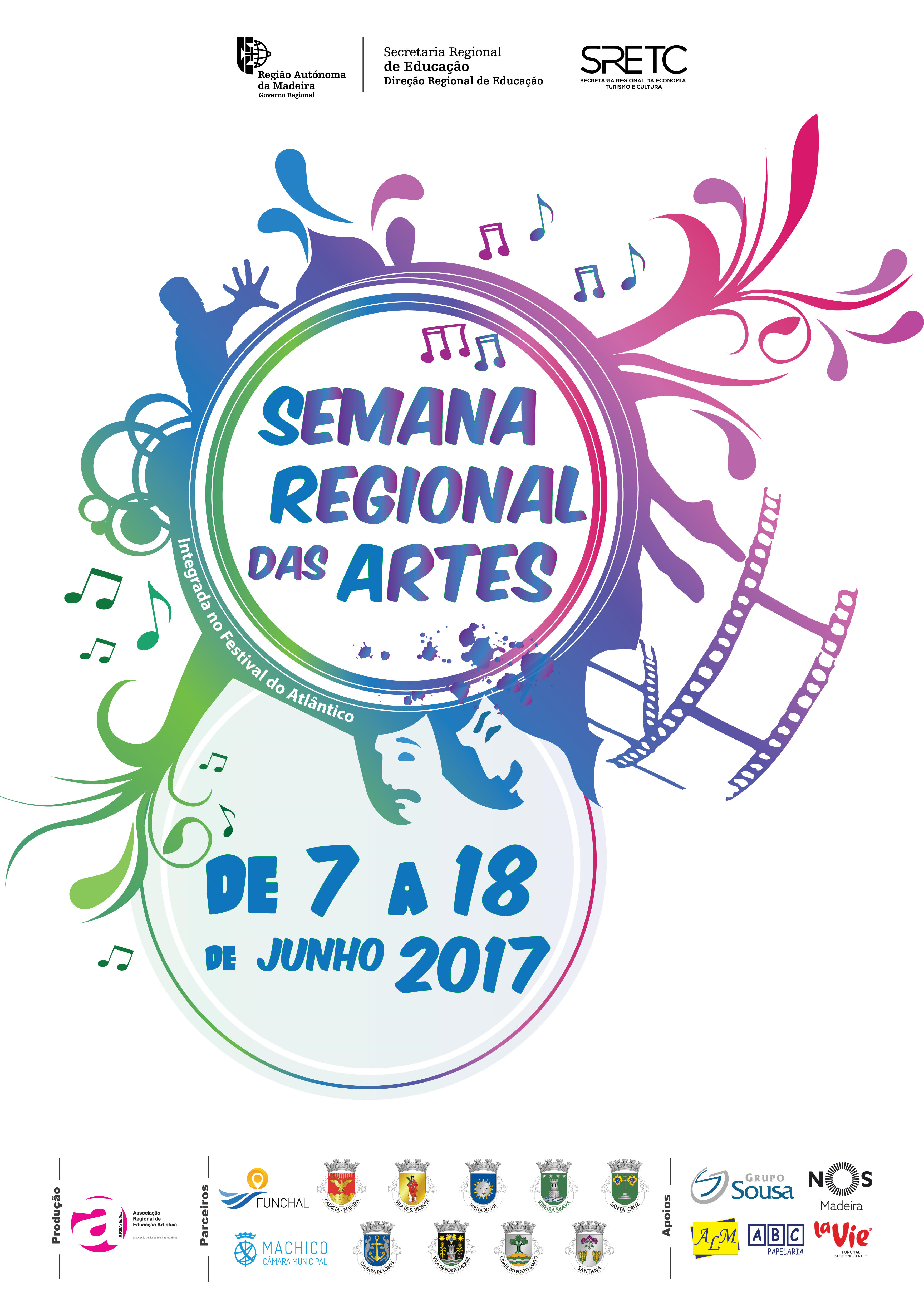 Semana Regional das Artes abre oficialmente a 7 de junho