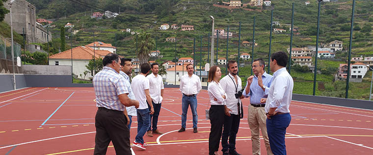 PSD visitou obras de requalificação da antiga junta da Quinta Grande