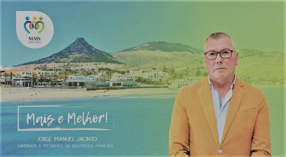 Jorge Jacinto é o nome do ‘Mais Porto Santo’ para a Assembleia Municipal