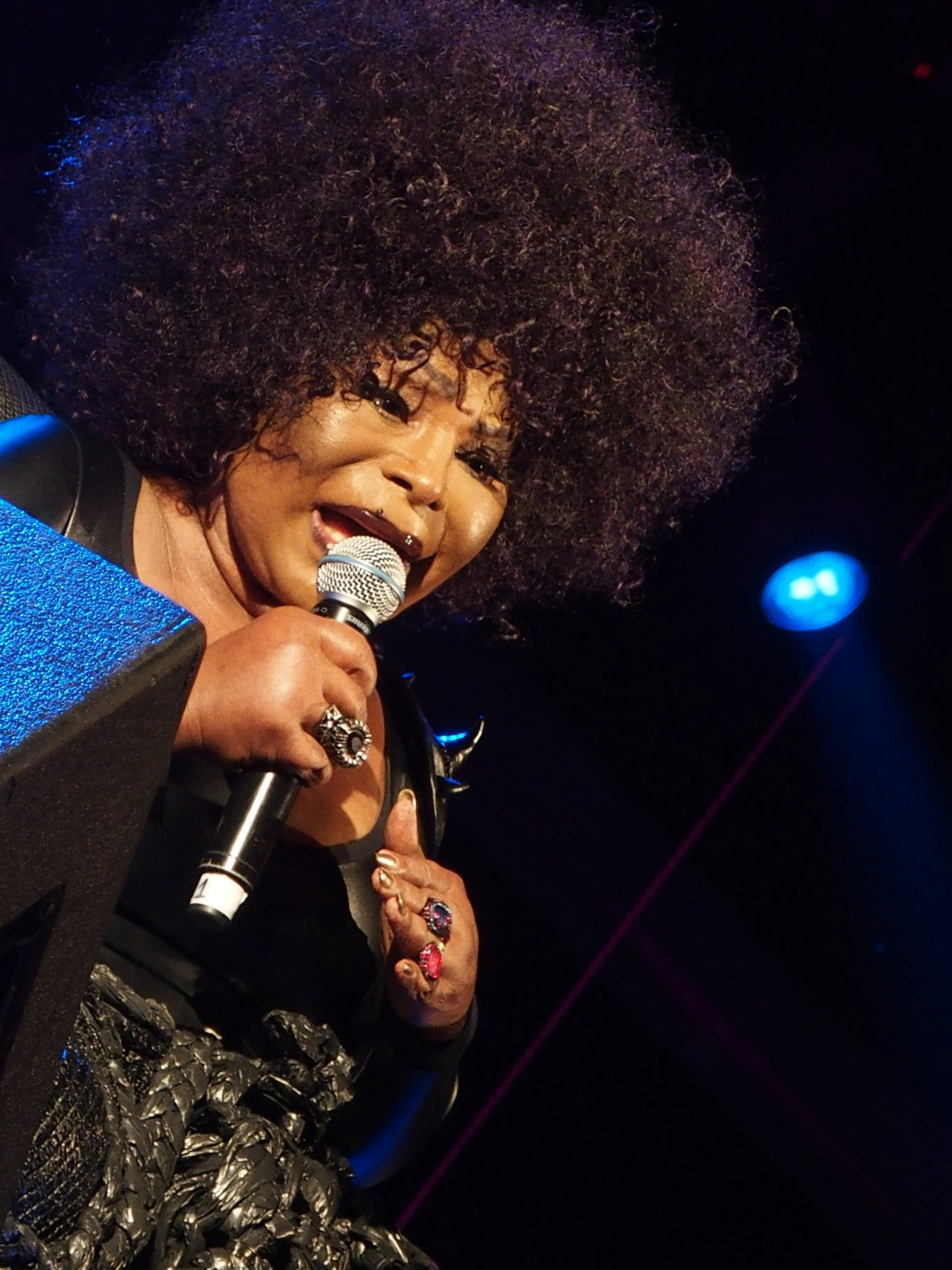 Elza Soares encerrou ‘Raízes do Atlântico’ em noite cheia de público