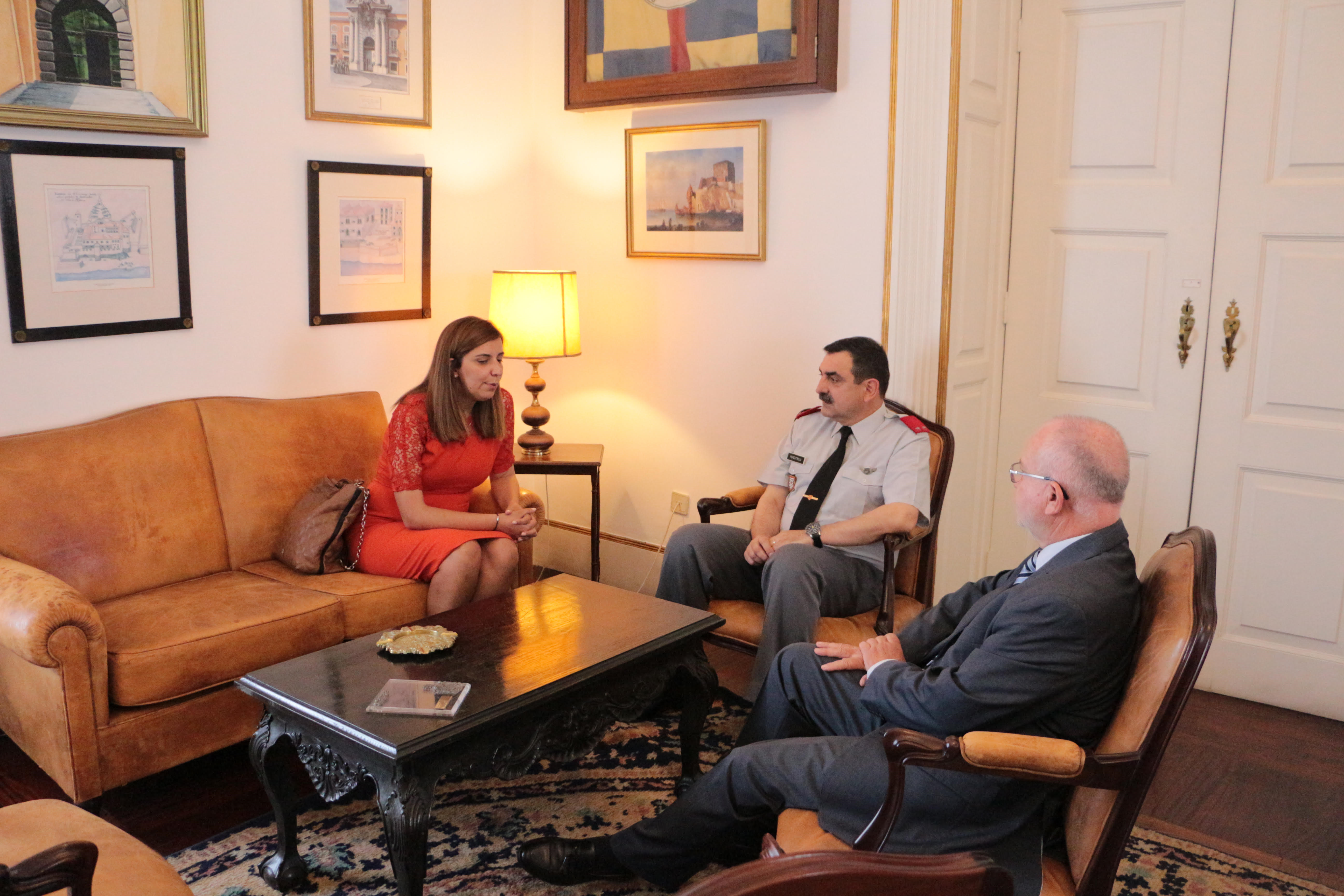 Sara Madruga reuniu com comandante da Zona Militar da Madeira