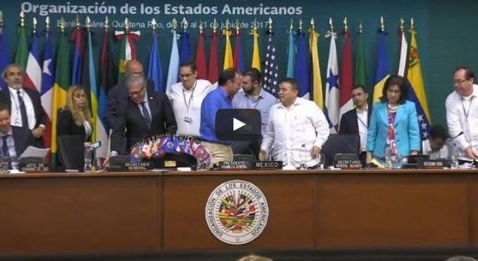 Venezuela evita condenação da OEA [vídeo]
