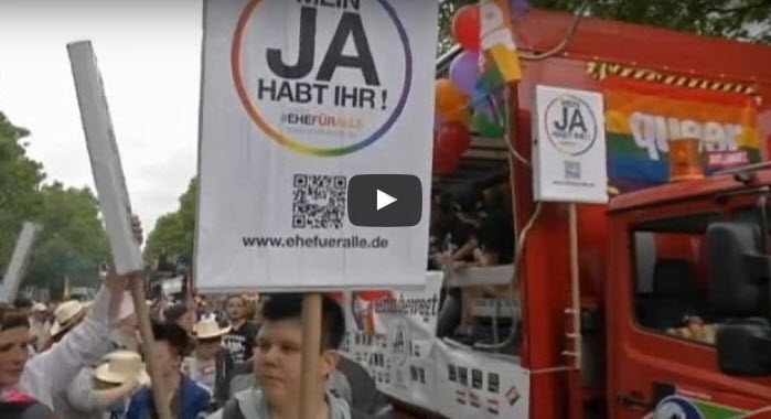 Merkel e casamento gay: “As pessoas devem votar em liberdade” [vídeo]