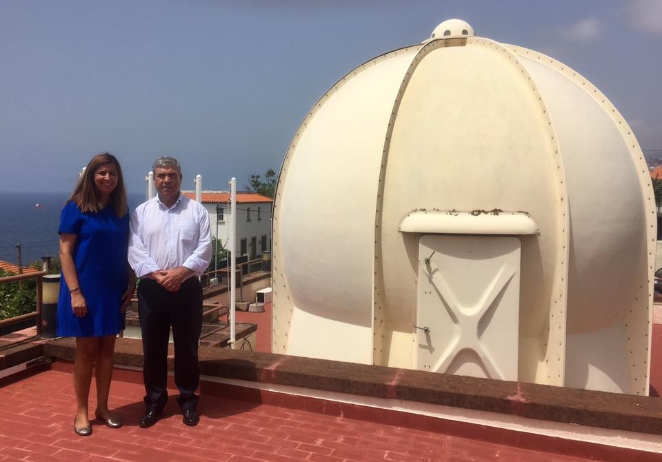 Decorrem os trabalhos de preparação para instalação do radar meteorológico no Porto Santo