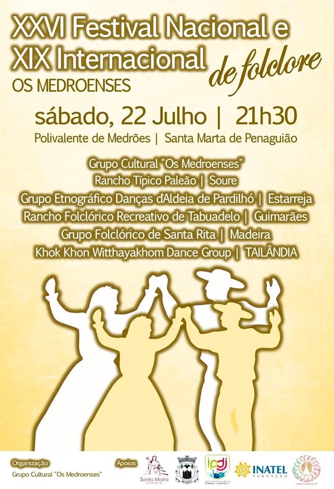 Grupo Folclórico de Santa Rita participa em festival de folclore no continente