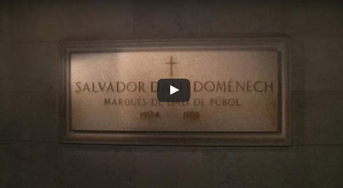 Corpo de Salvador Dalí exumado [vídeo]