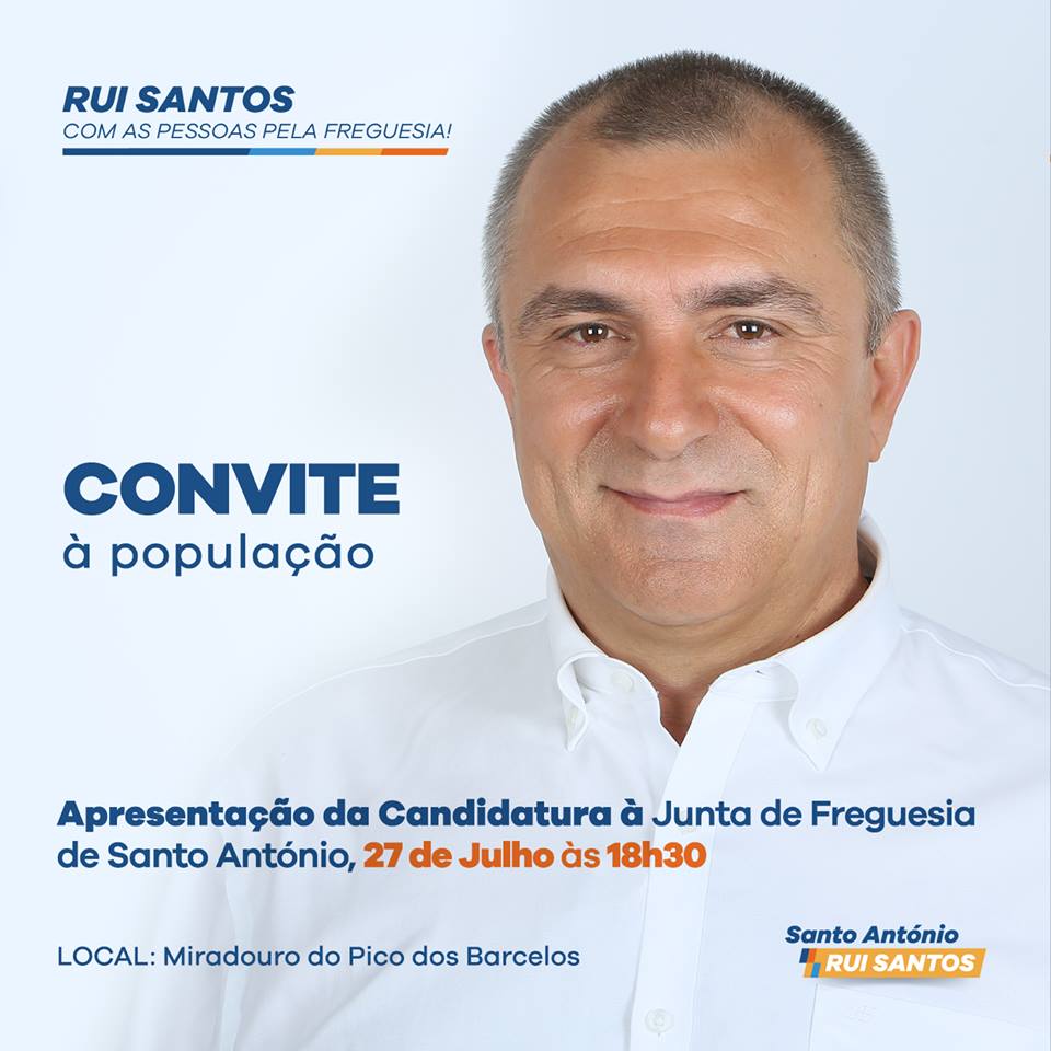 Equipa de Rui Santos à Junta de Santo António pelo PSD apresentada amanhã
