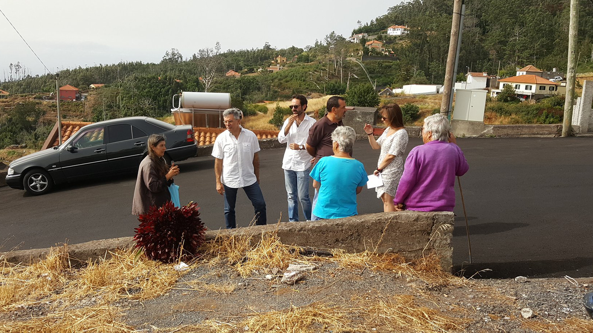 CDU vem denunciar abandono das zonas altas de Santa Cruz