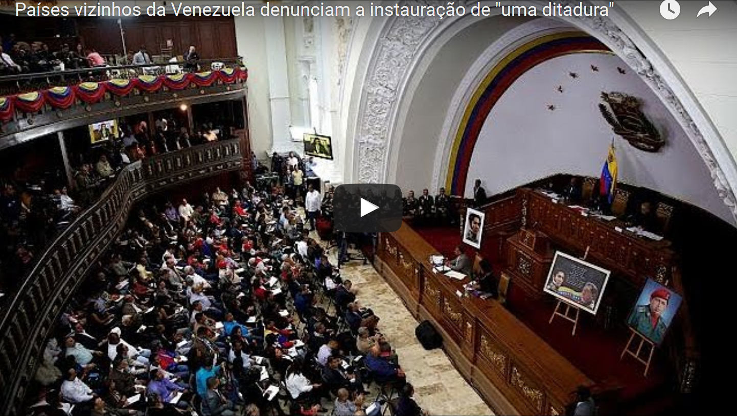 Países vizinhos da Venezuela denunciam a instauração de “uma ditadura” [vídeo]
