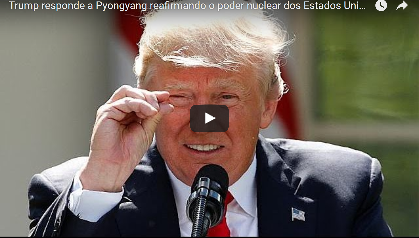 Trump responde a Pyongyang reafirmando o poder nuclear dos Estados Unidos [vídeo]