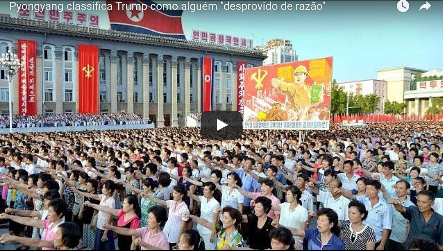 Pyongyang classifica Trump como alguém “desprovido de razão” [vídeo]