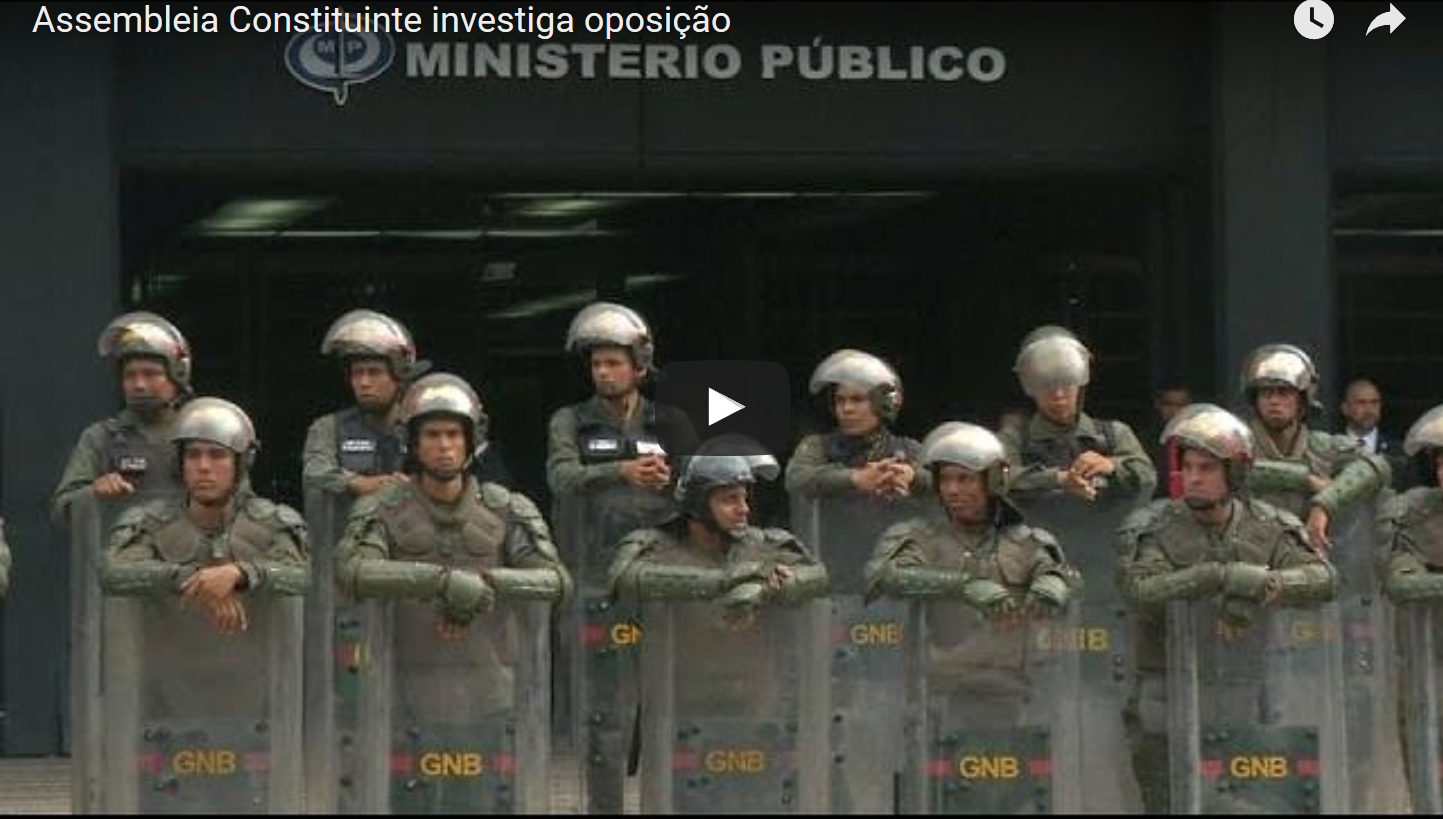 Assembleia Constituinte investiga oposição [vídeo]