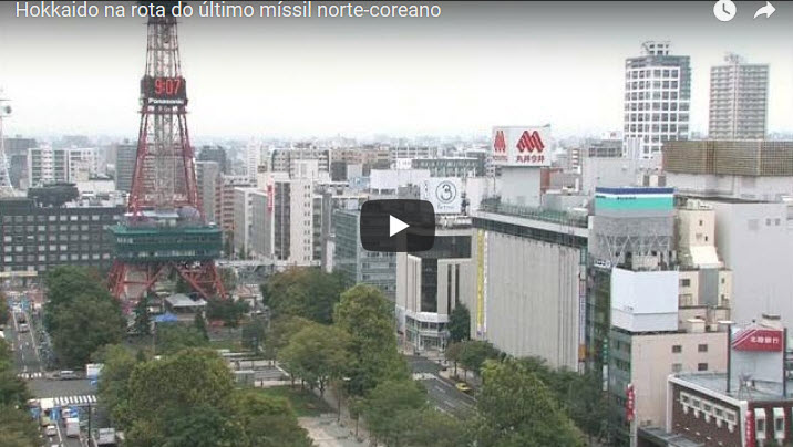 Hokkaido na rota do último míssil norte-coreano [vídeo]