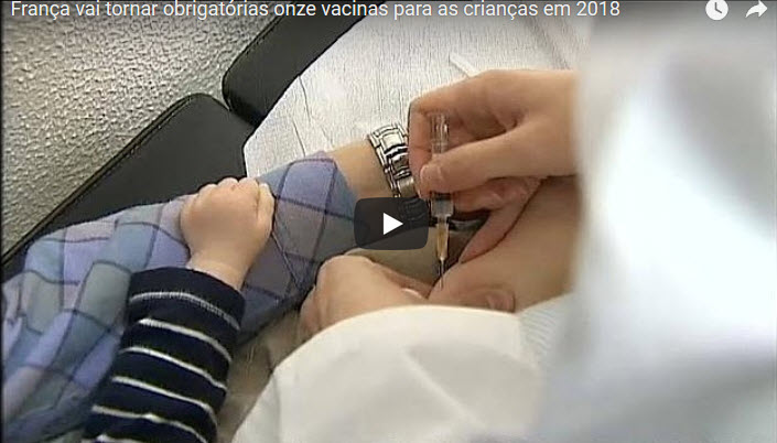 França vai tornar obrigatórias onze vacinas para as crianças em 2018 [vídeo]