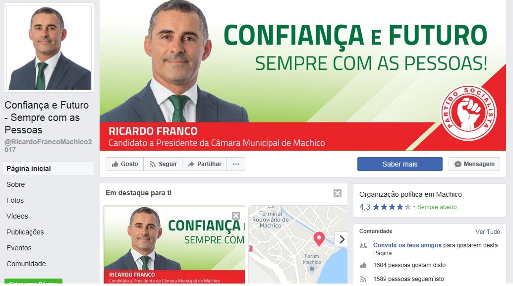CNE notifica PS-Machico para parar com propaganda no facebook