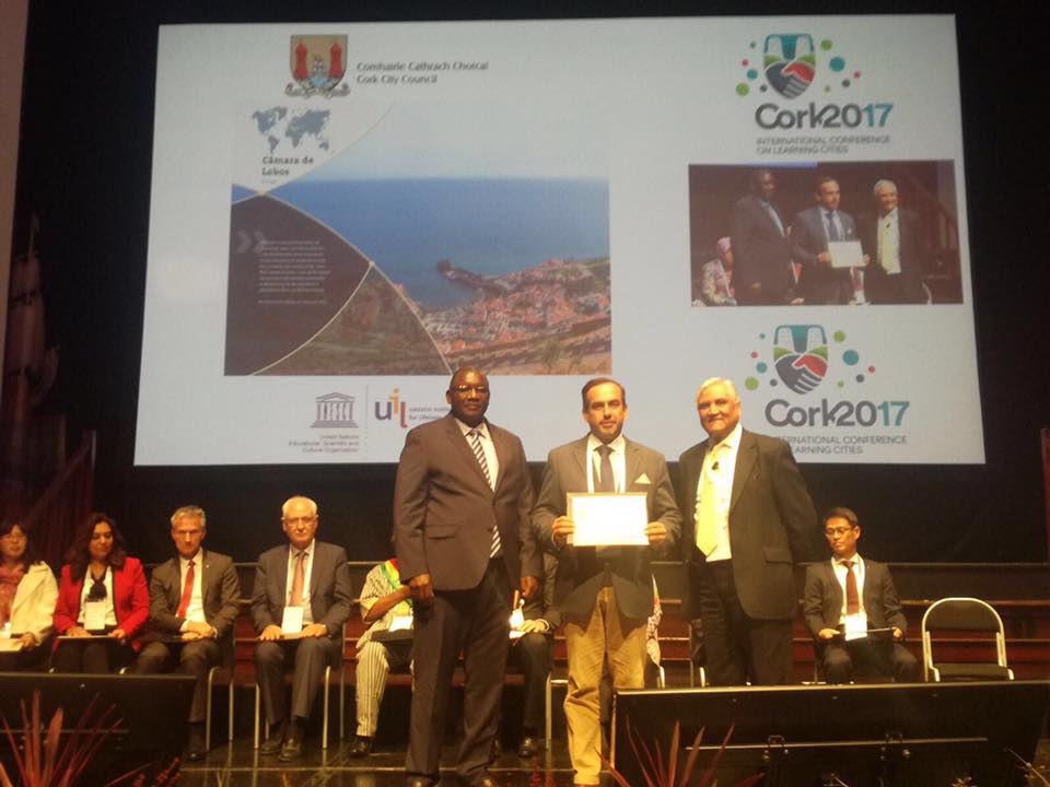 Pedro Coelho foi hoje palestrante na 3ª Conferência Internacional das Cidades de Aprendizagem, na Irlanda