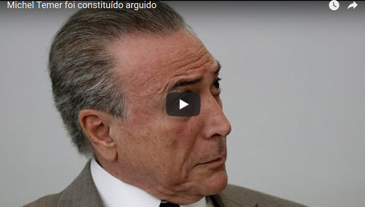 Michel Temer foi constituído arguido [vídeo]