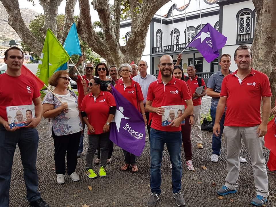 BE diz em Machico que PS deve ganhar, mas governará melhor se o fizer com o Bloco