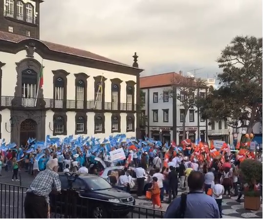 Arruada e concentração na Praça do Município fecha campanha da coligação ‘Confiança’