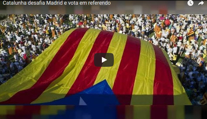 Catalunha desafia Madrid e vota em referendo [vídeo]