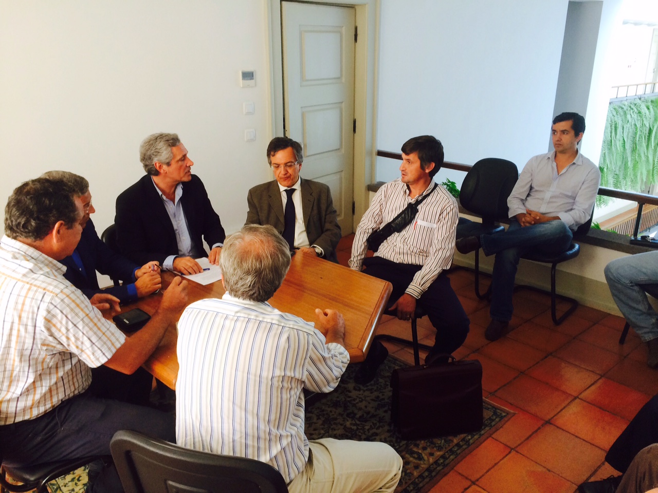 Pastores recebidos por partidos na Assembleia Regional