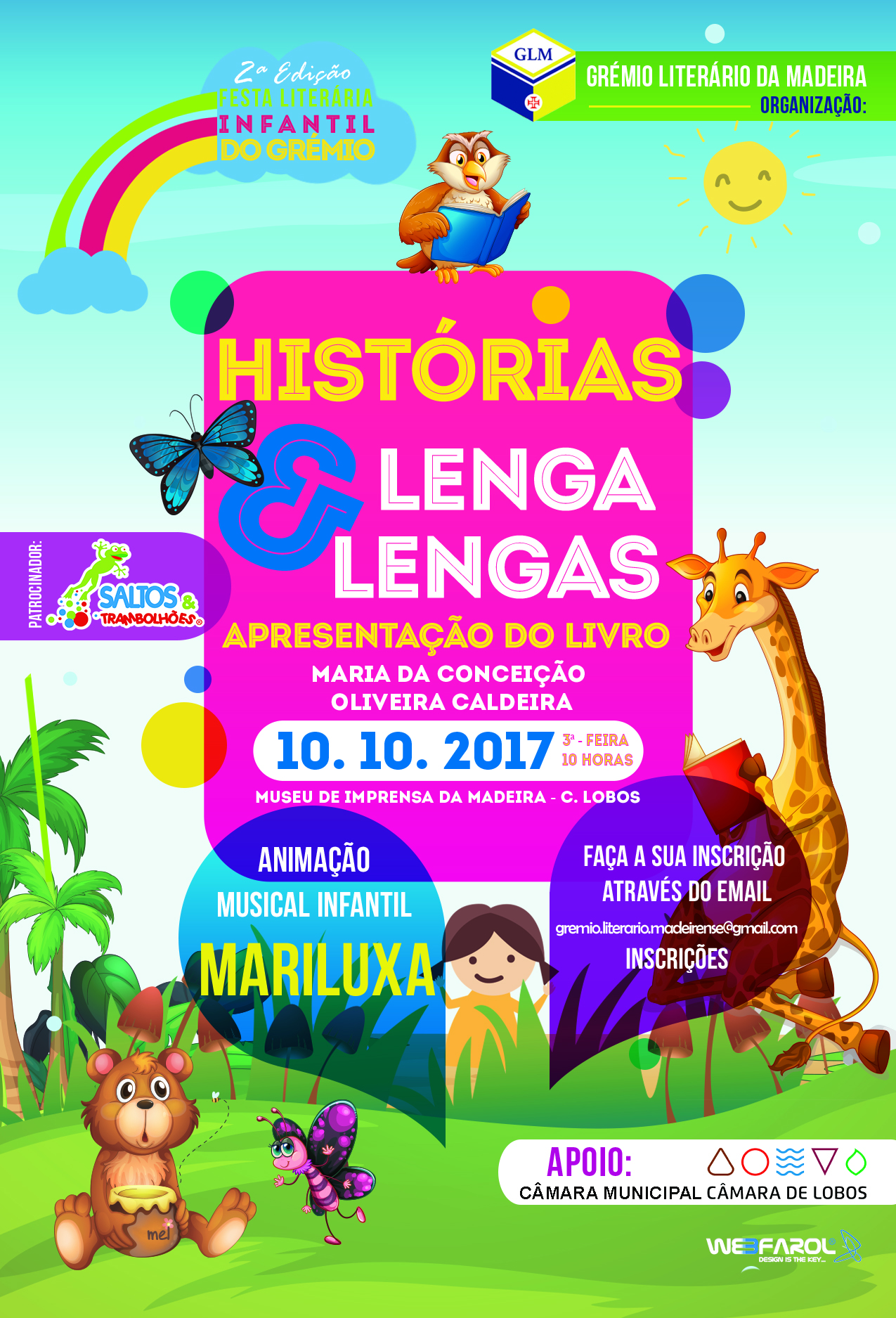 Grémio Literário da Madeira organiza amanhã Festa Literária Infantil