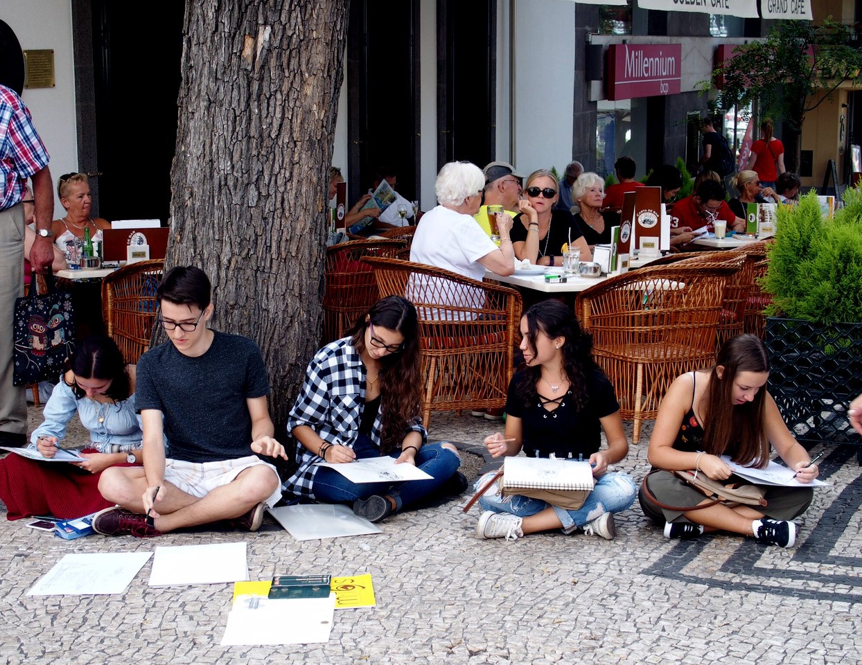 Inspirados em Zarco, jovens artistas mostram brios no desenho