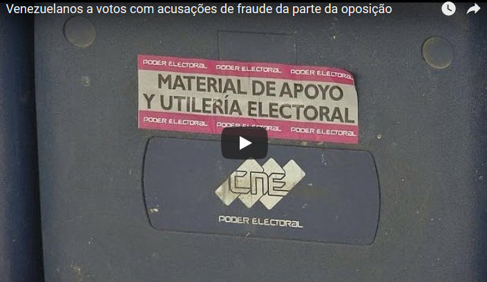 Venezuelanos a votos com acusações de fraude da parte da oposição [vídeo]