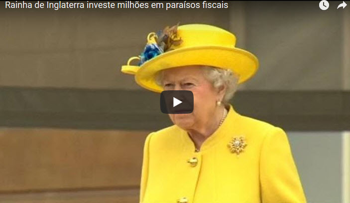 Rainha de Inglaterra investe milhões em paraísos fiscais [vídeo]