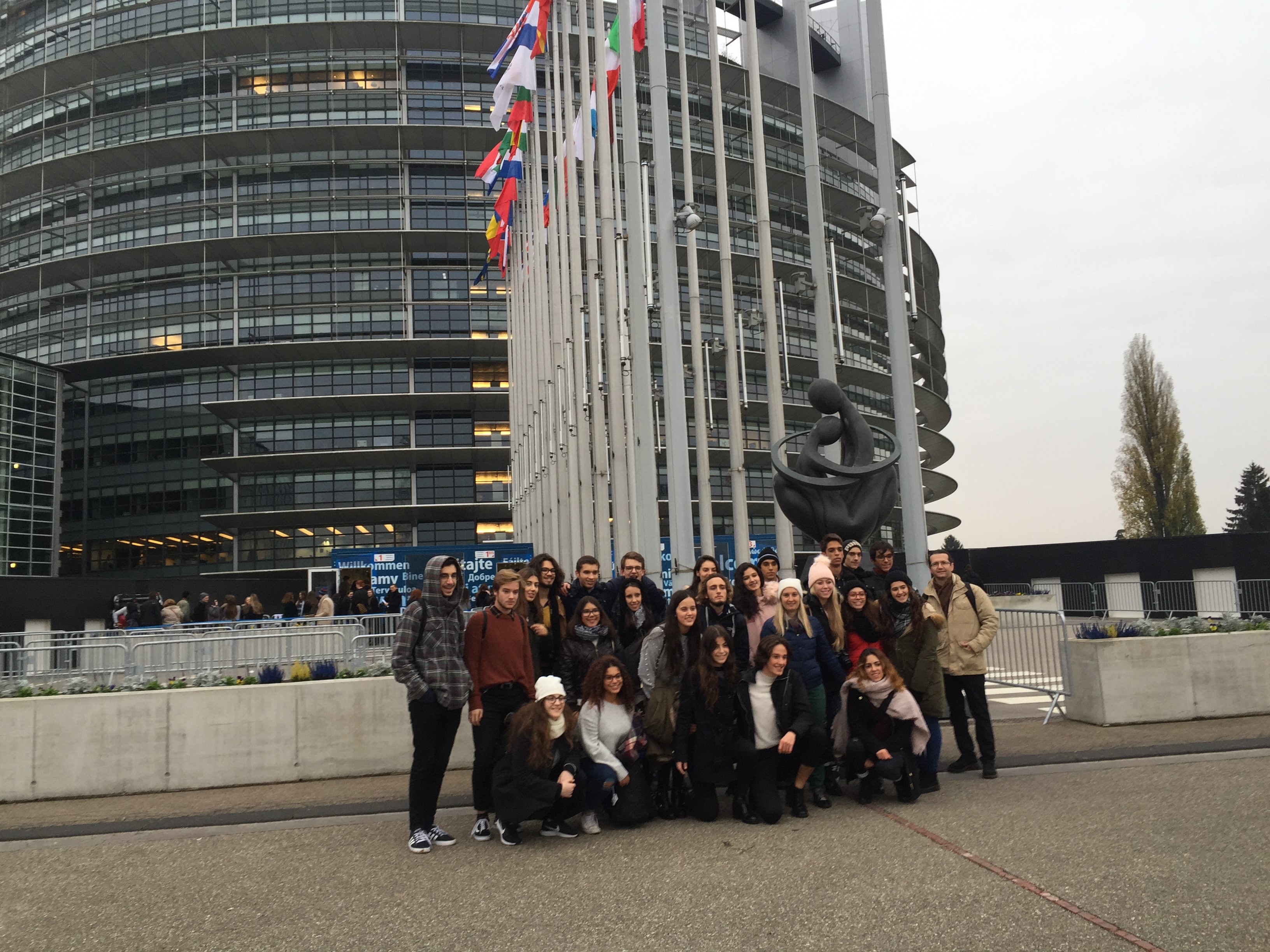 Alunos do Conservatório em viagem ao Parlamento Europeu