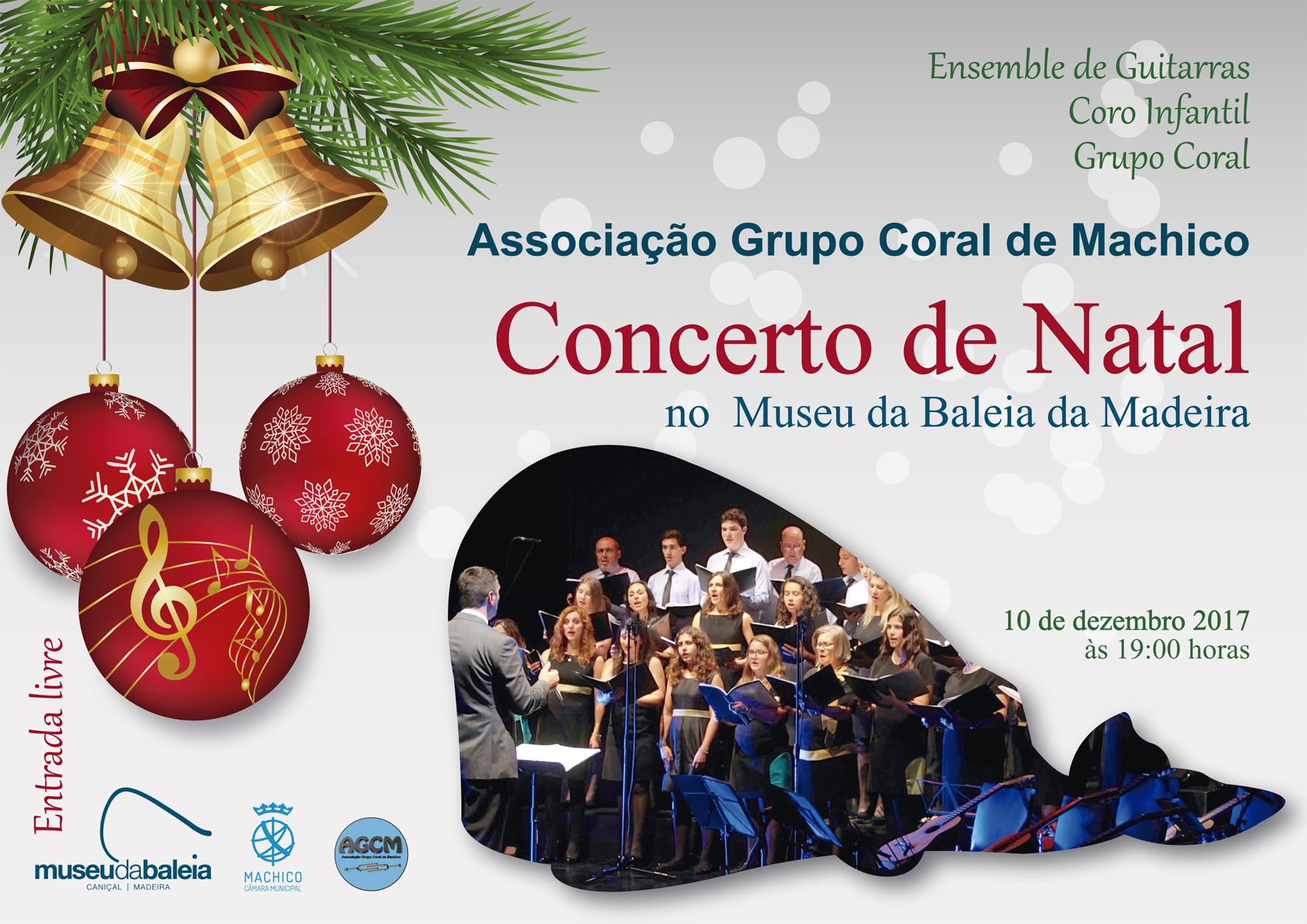 Museu da Baleia promove concerto de Natal gratuito no domingo