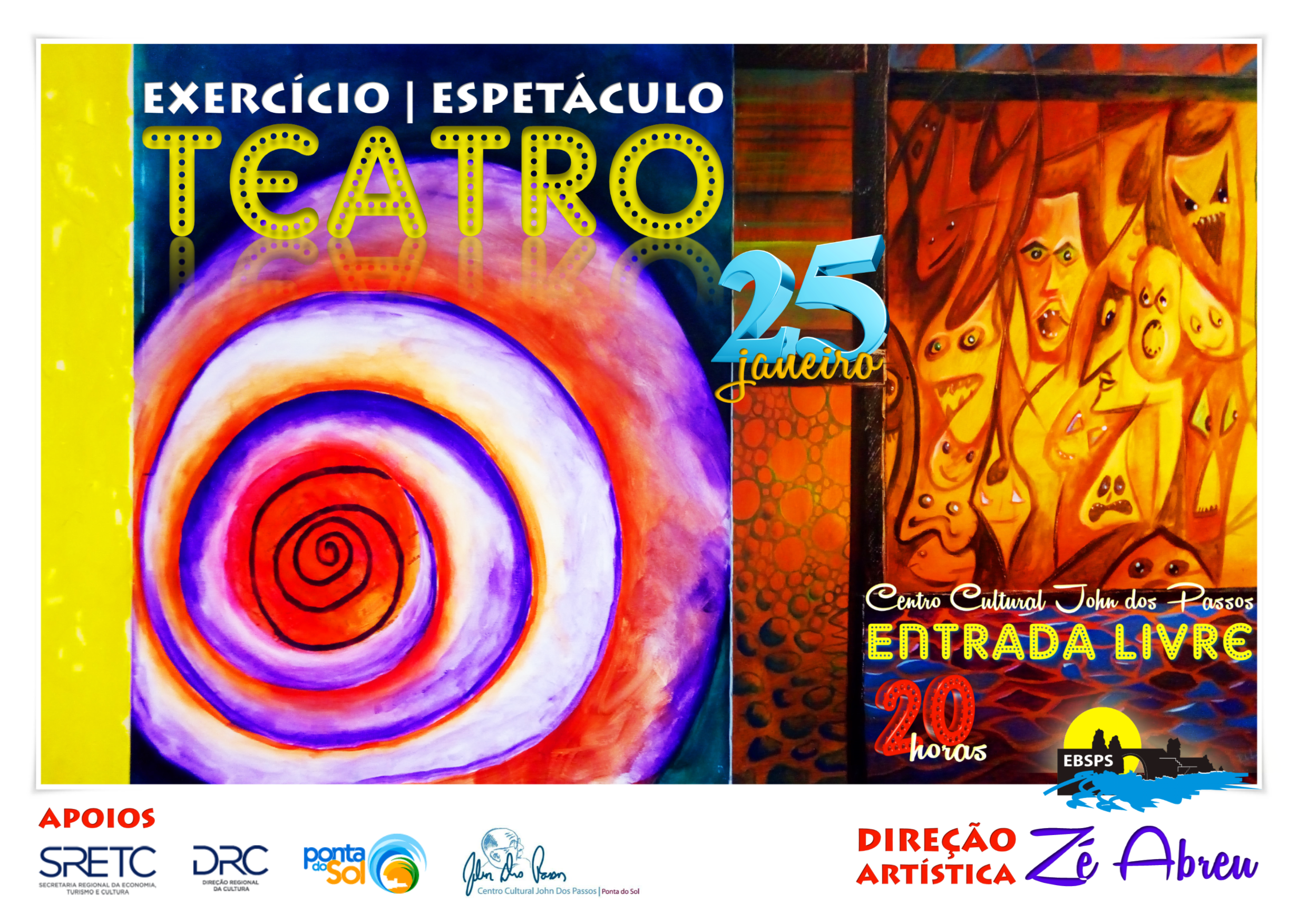 Teatro “escolar” a 25 janeiro no Centro Cultural John dos Passos