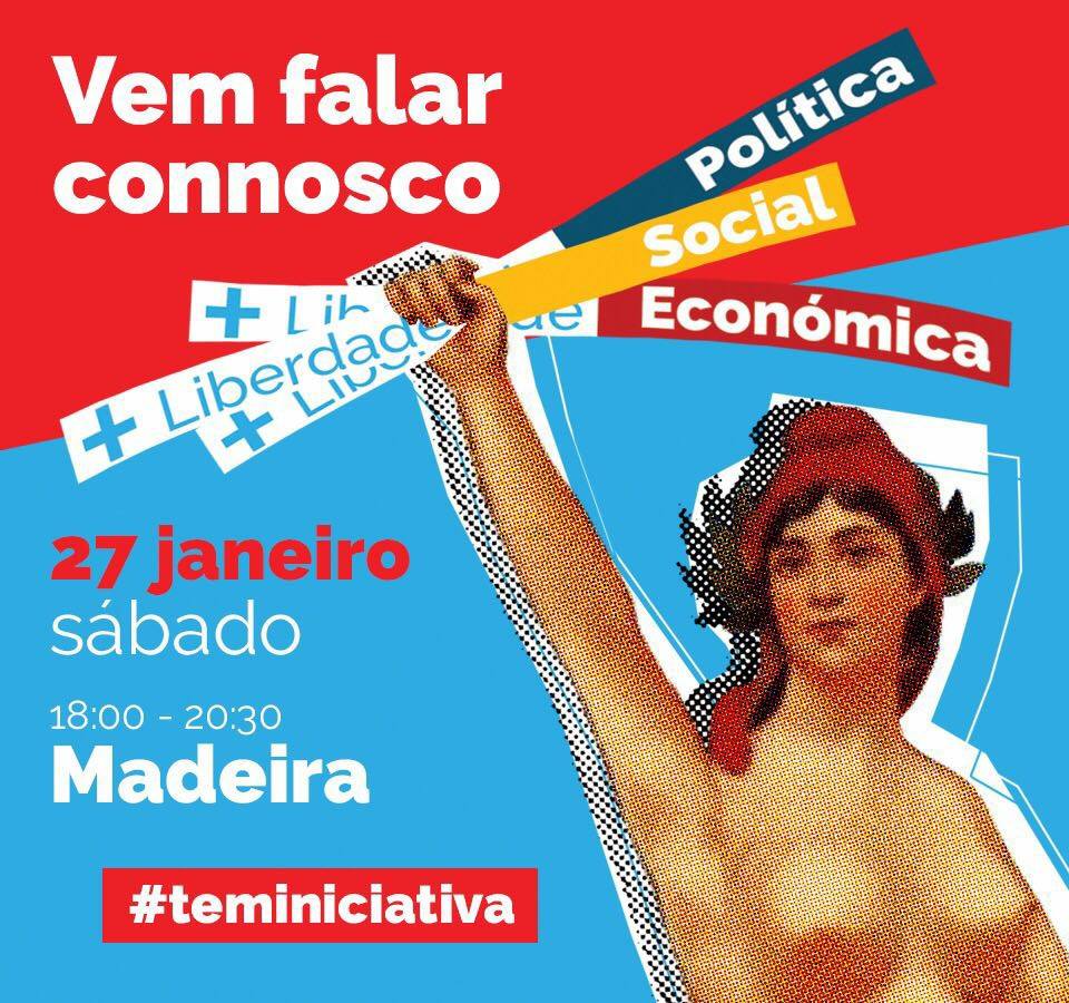 Paratido político Iniciativa Liberal apresenta-se sábado na Fortaleza do Pico