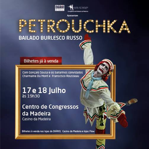 Carlos Fernandes apresenta hoje bailado ‘Petrouschka’