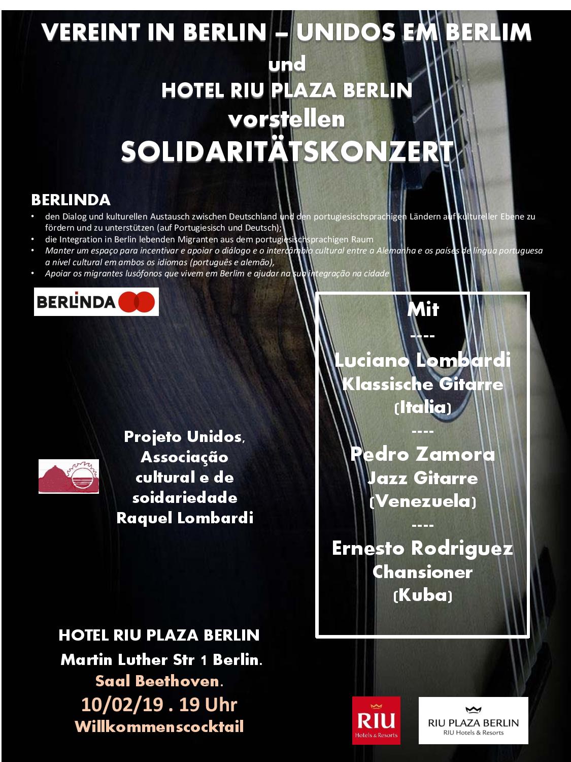 Associação Raquel Lombardi promoveu concerto solidário na capital alemã