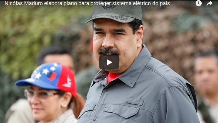 Nicólas Maduro elabora plano para proteger sistema elétrico do país [vídeo]