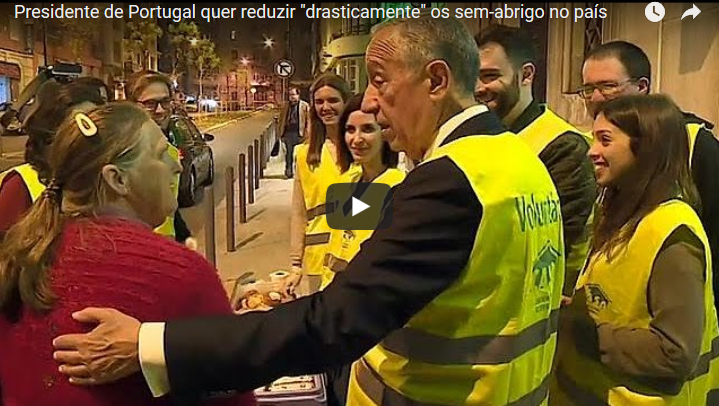 Presidente de Portugal quer reduzir “drasticamente” os sem-abrigo no país [vídeo]