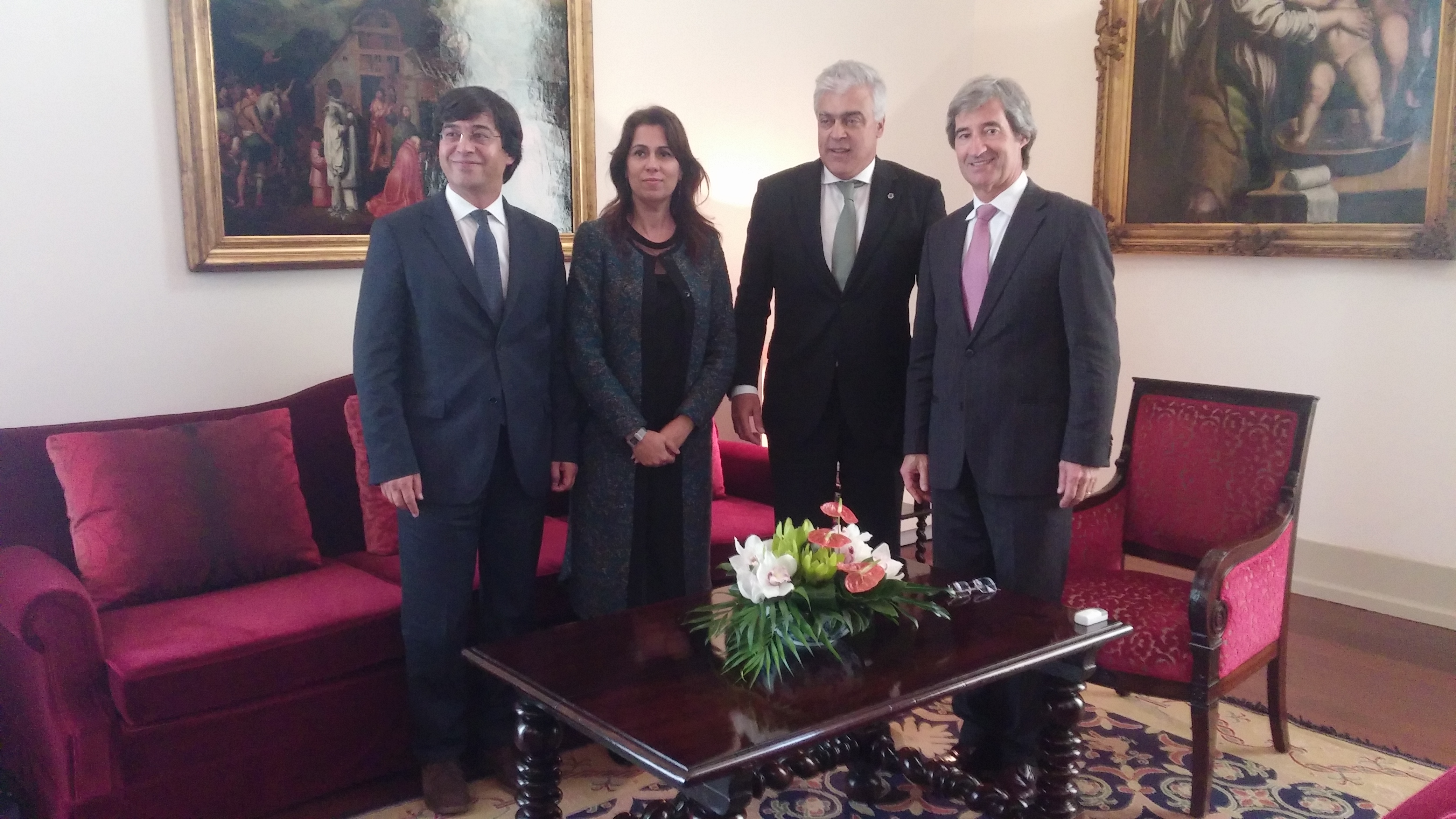 Emanuel Câmara foi apresentar cumprimentos a Tranquada Gomes