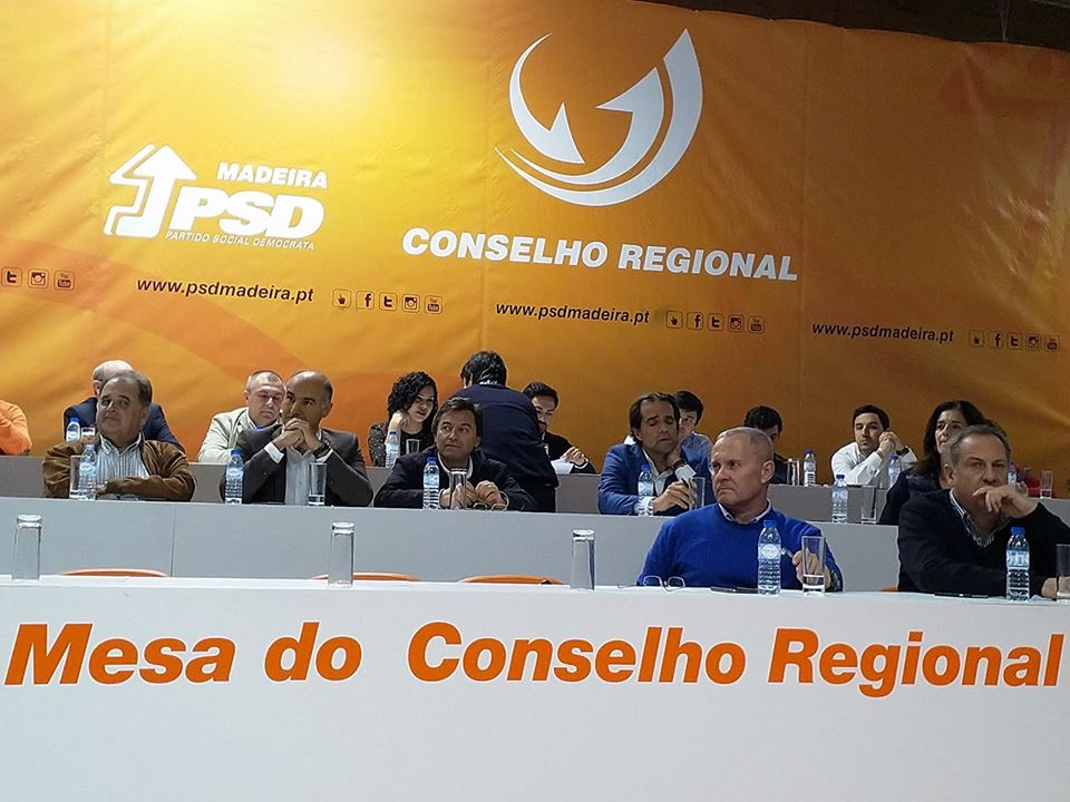 Conselho Regional do PSD reunido hoje em Santana
