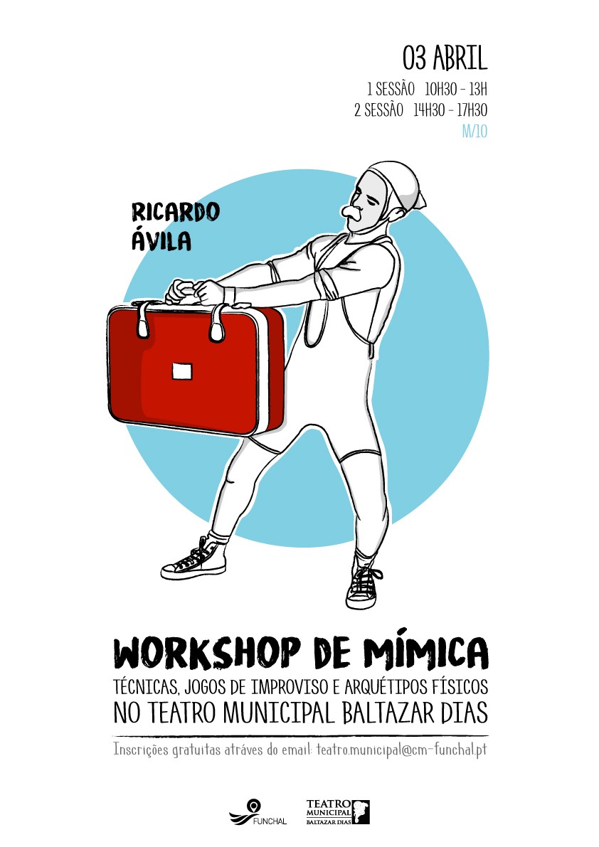 Workshop de mímica no Baltazar Dias