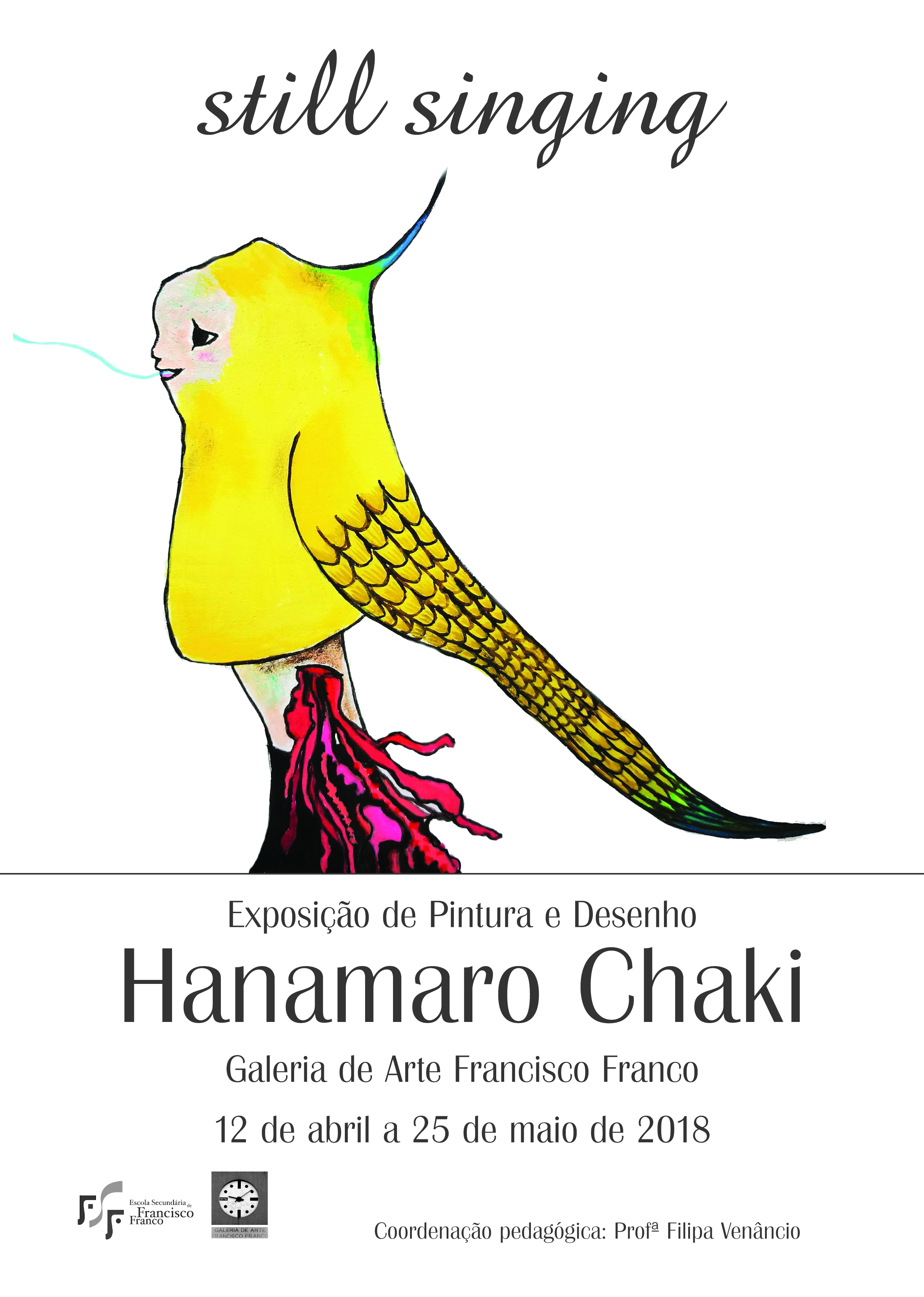Artista japonesa expõe na galeria da Escola Secundária Francisco Franco